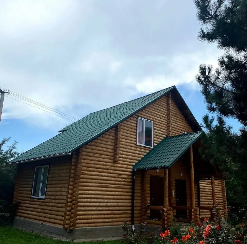 Сруб снаружи