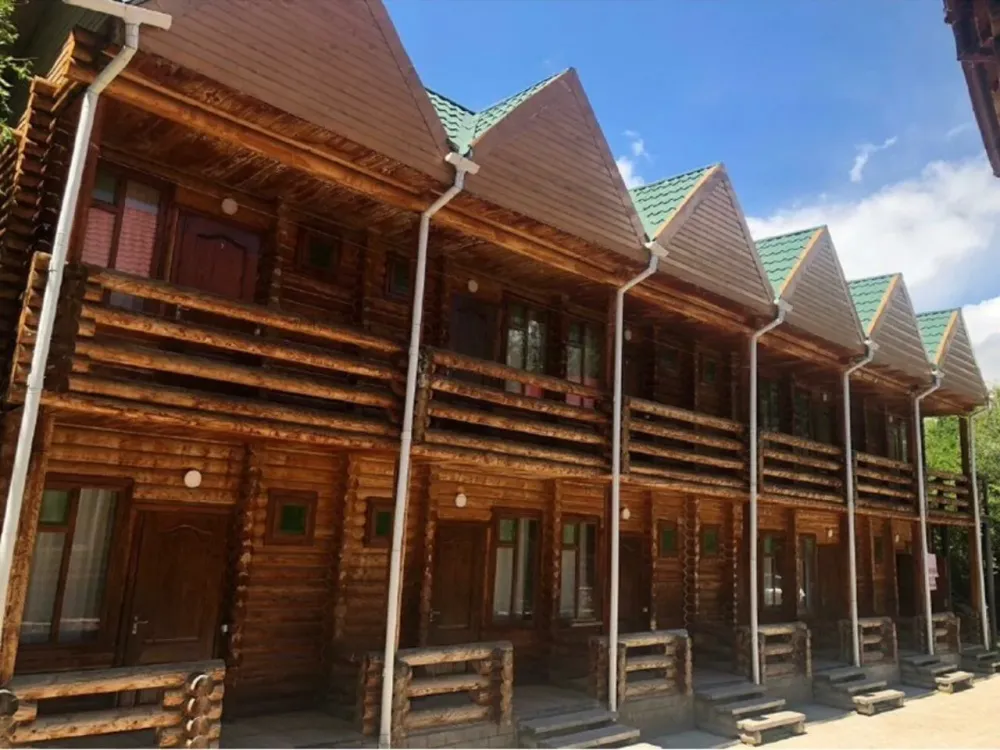 Вход в коттеджи