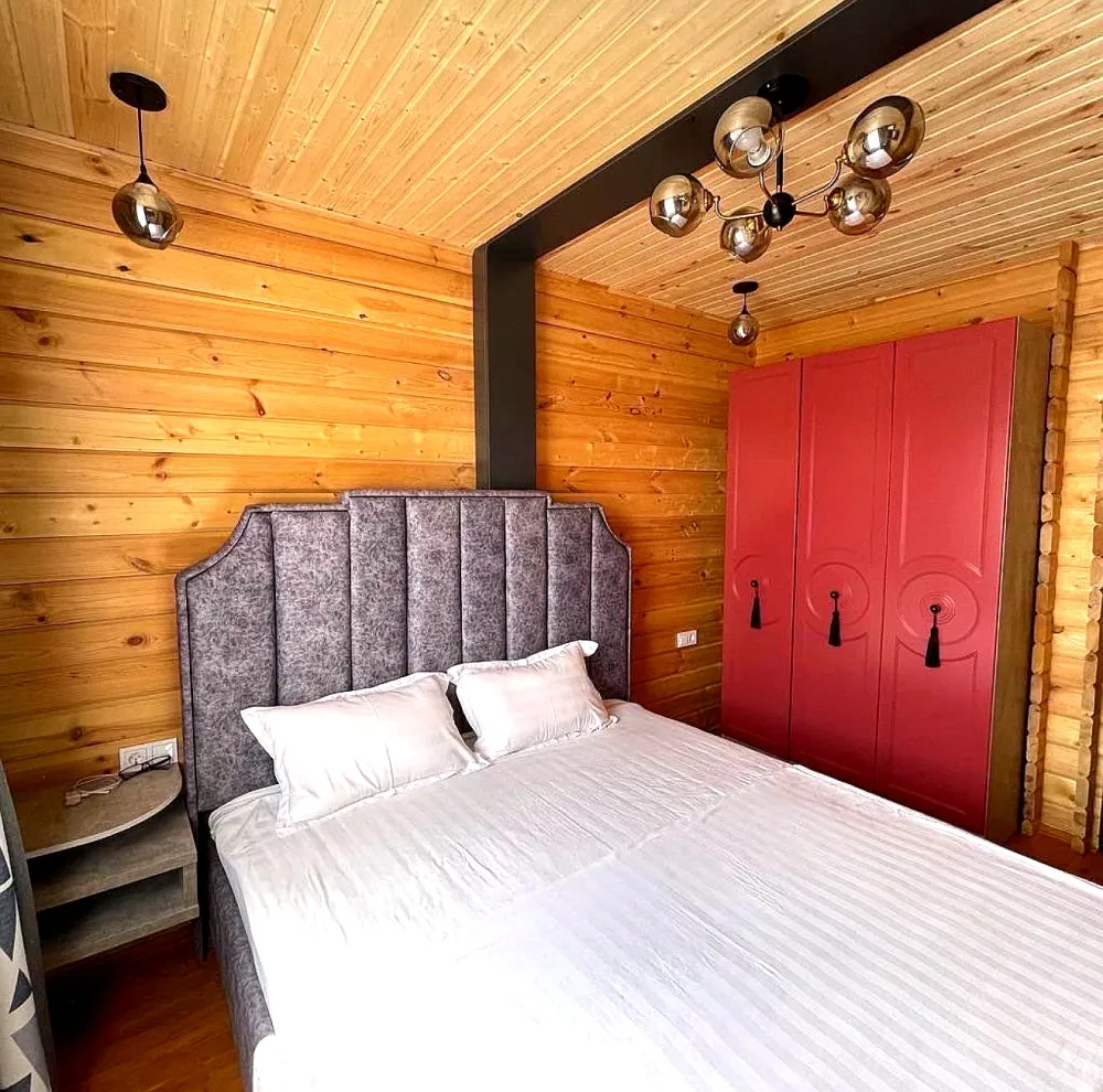 спальня в коттедже