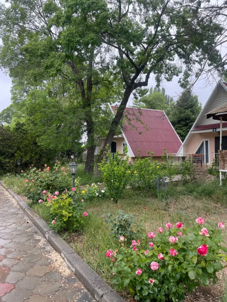 Шале в Колумб Иссык-Куль, вид снаружи