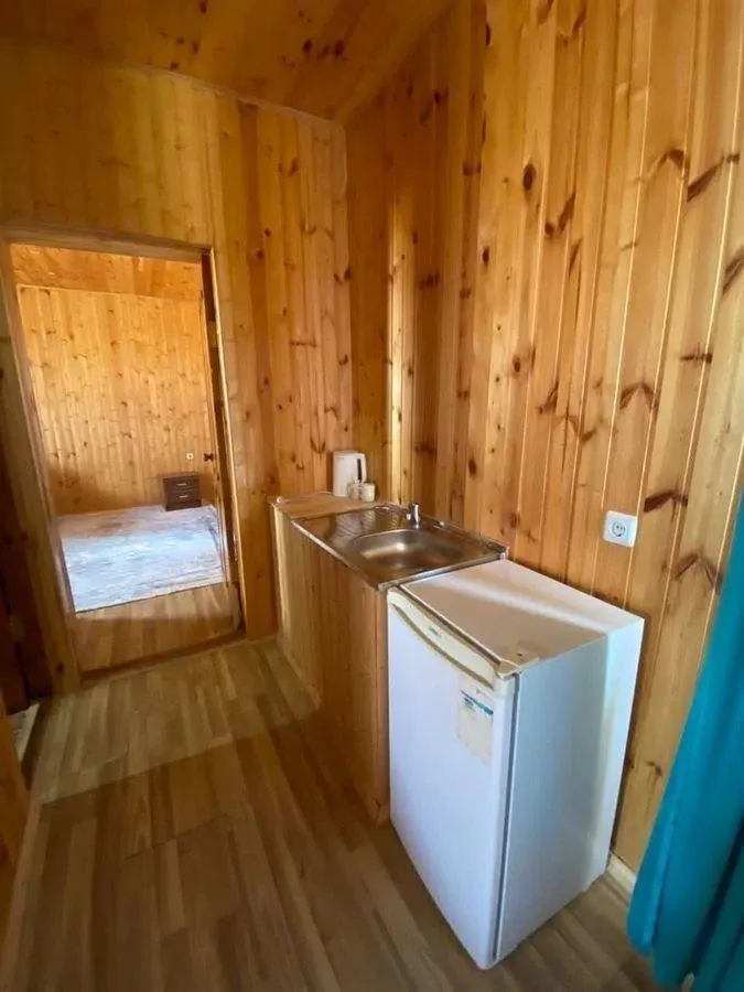 Раковина и холодильник