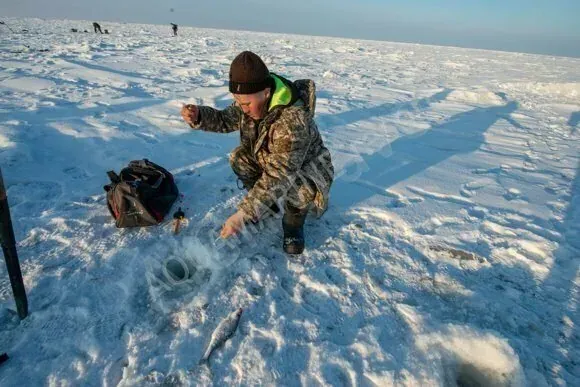 Зимняя рыбалка в Казахстане на Алаколе