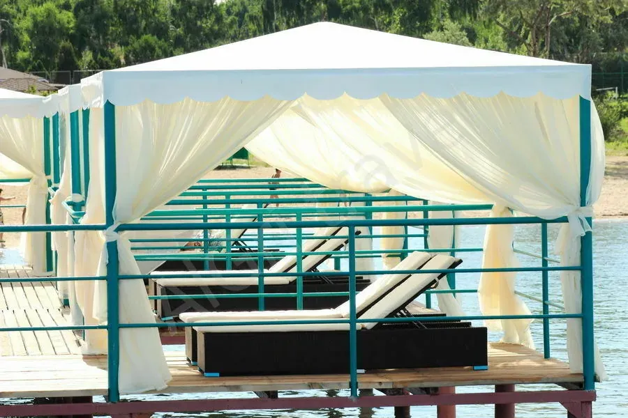 Беседки на пирсе